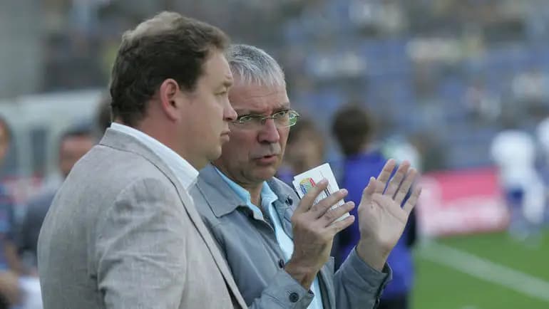 Юрий Белоус и Леонид Слуцкий