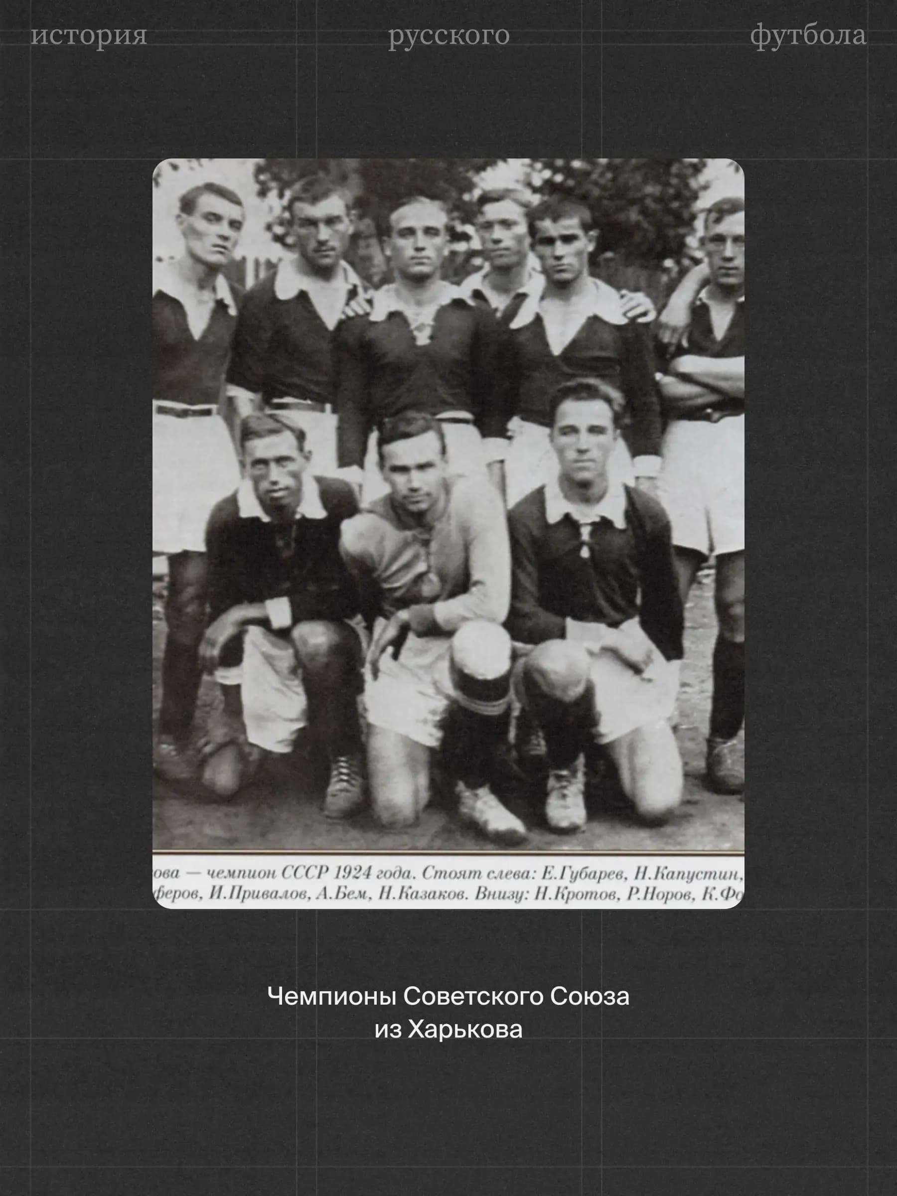 Сборная Харькова по футболу 1924 год