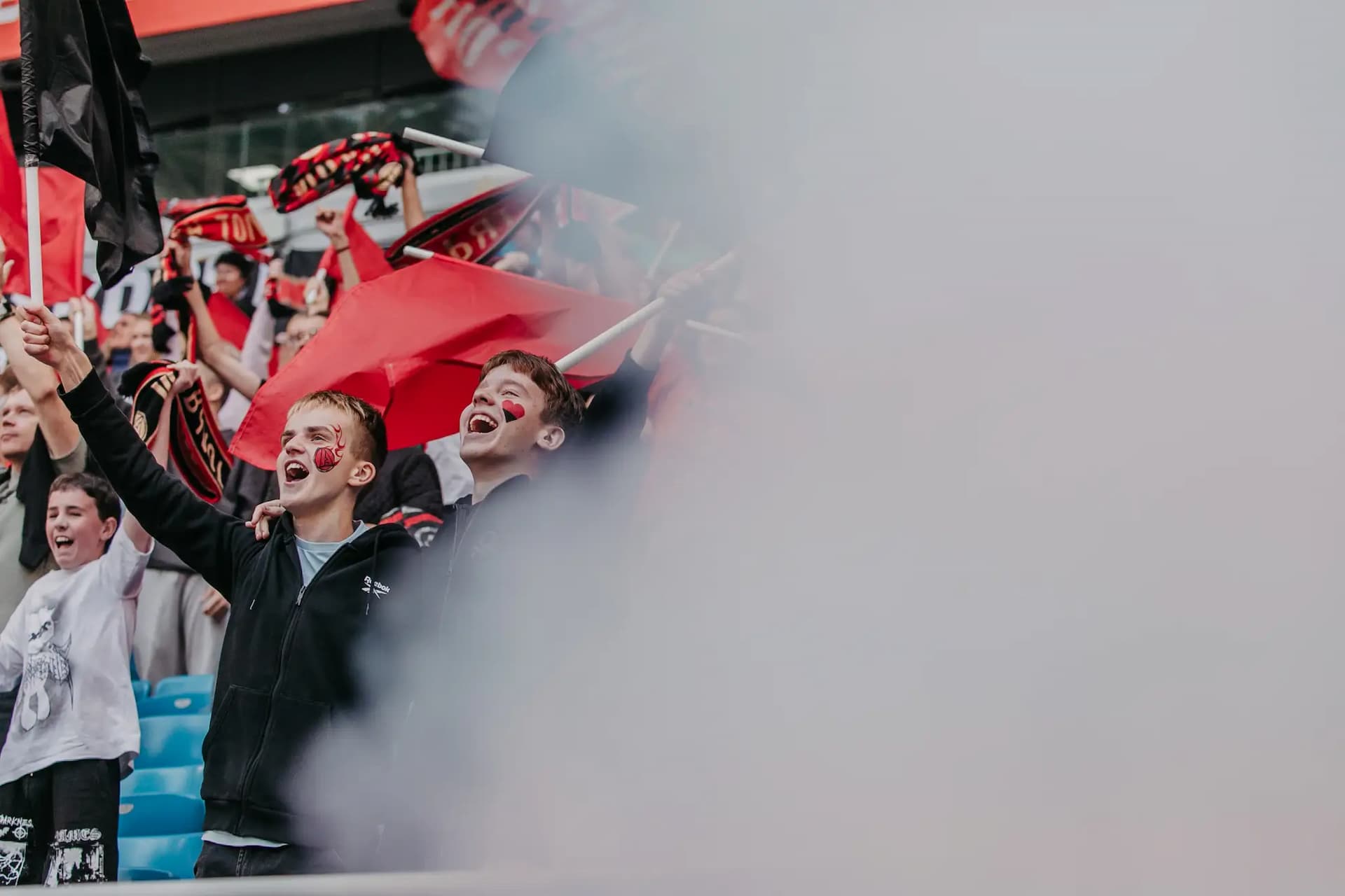 Болельщики ФК Акрон Тольятти