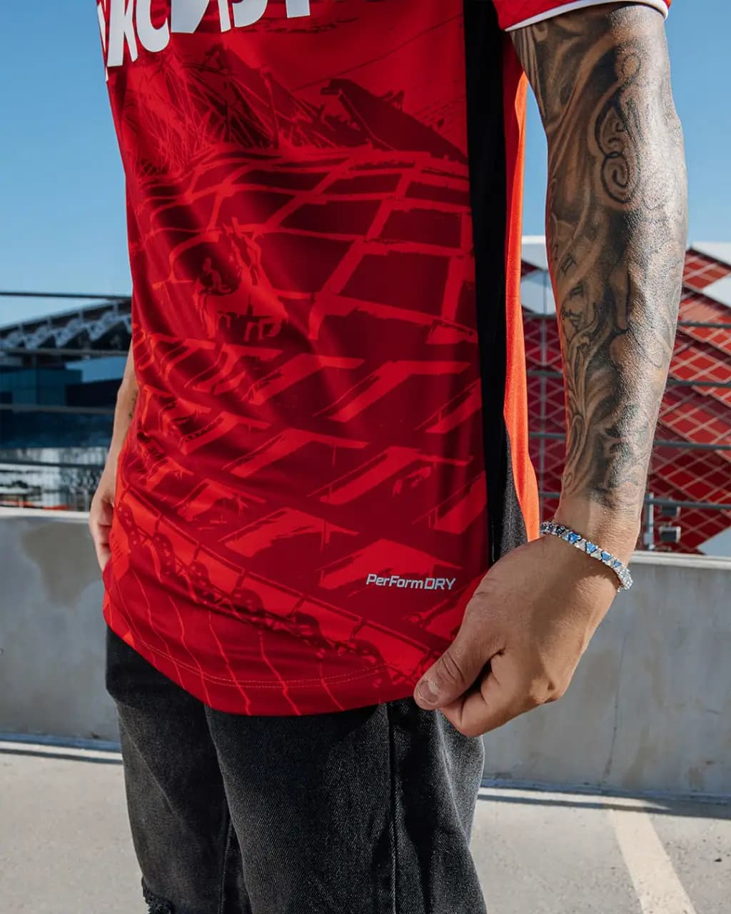 Форма московского Спартака в честь юбилея стадиона