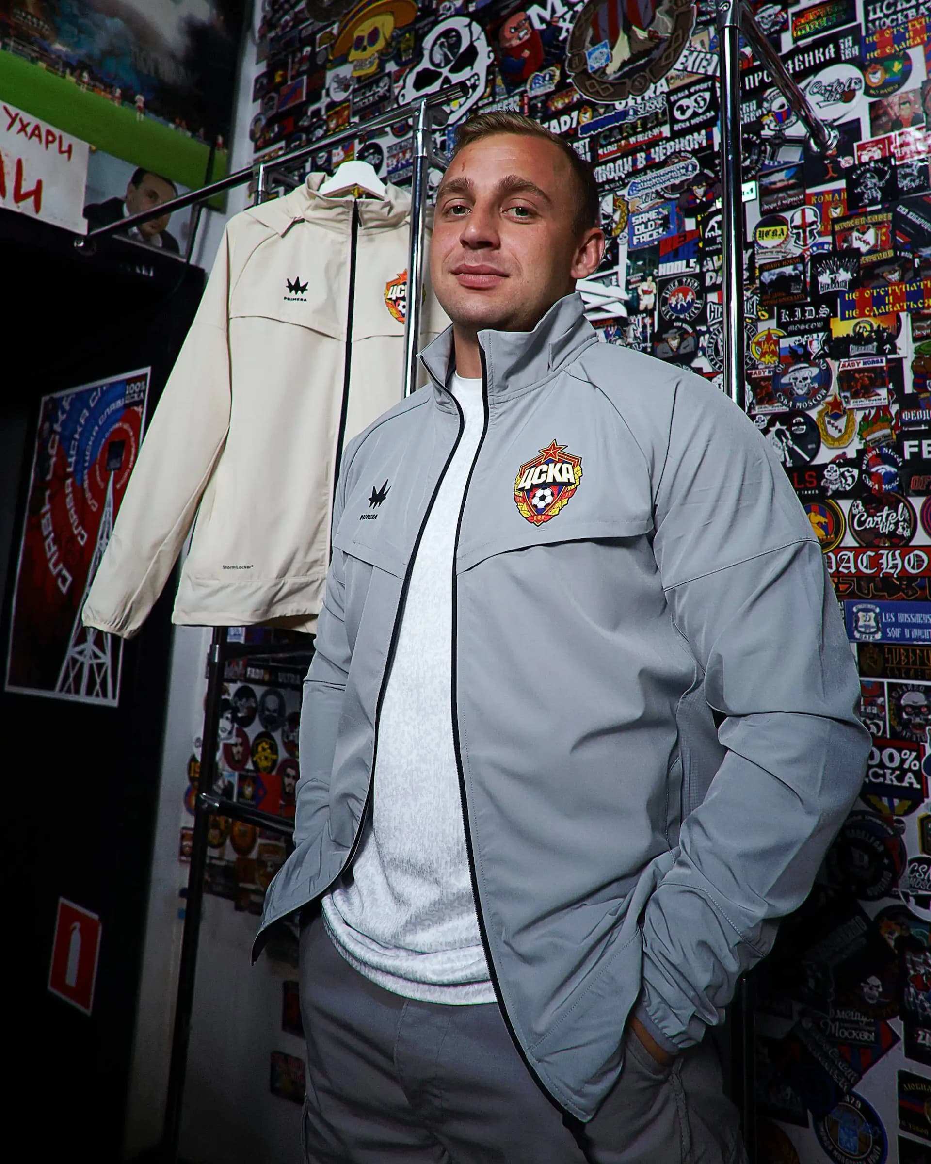 Саша Стоун в форме ПФК ЦСКА